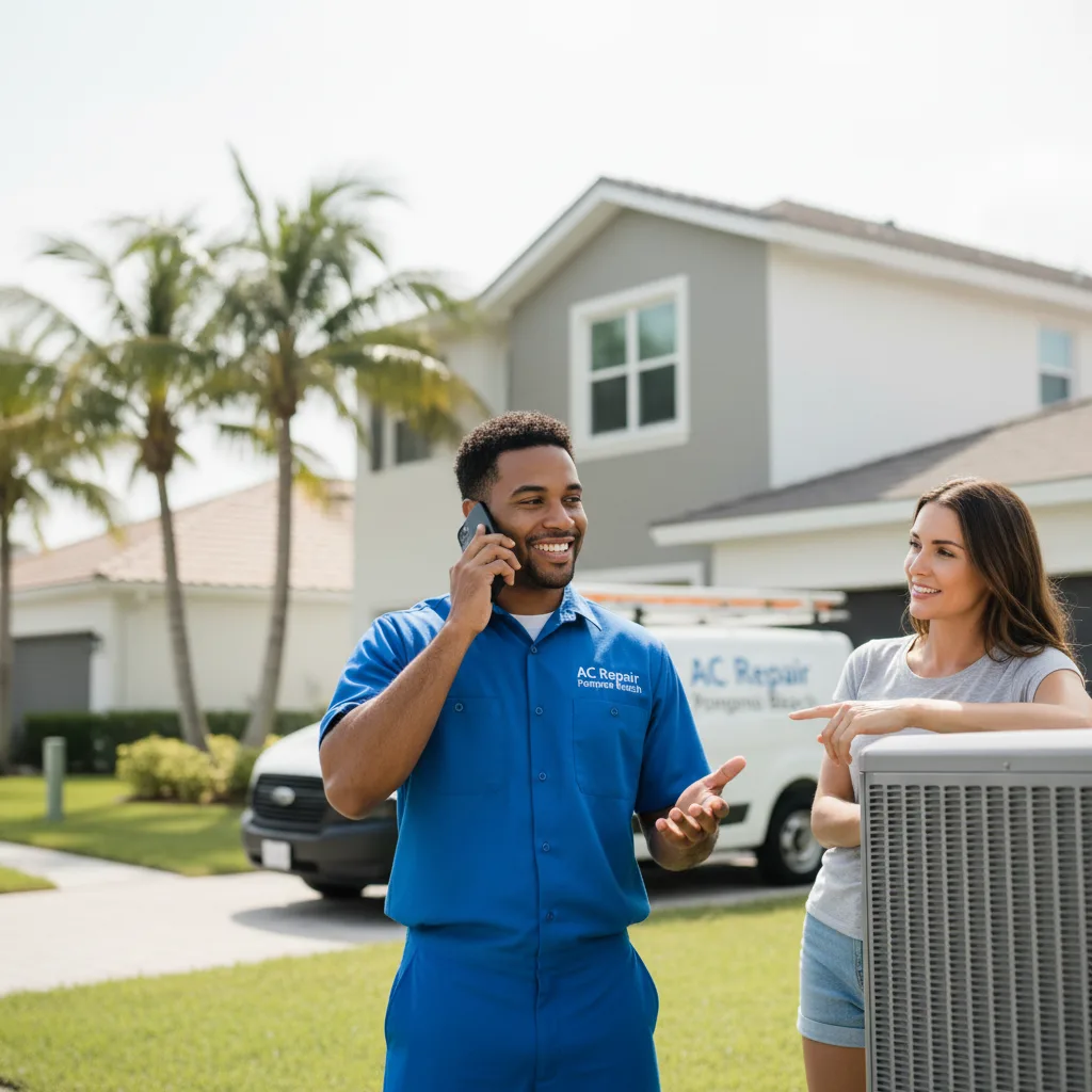 AC Repair Pompano Beach customer support in Flourtown